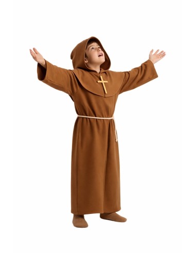 Fato de Frei - de alta qualidade, ideal para Carnaval, festas temáticas e eventos especiais.