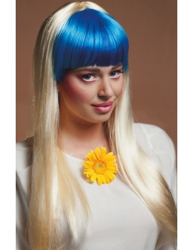 Blondes und blaues Julienne-Perücken - Hohe Qualität, ideal für Karneval, Themenfeierlichkeiten und besondere Events