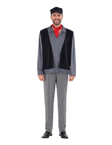 Costume de ramoneur Taille L - de haute qualité, idéal pour le carnaval, les fêtes à thème et les événements spéciaux