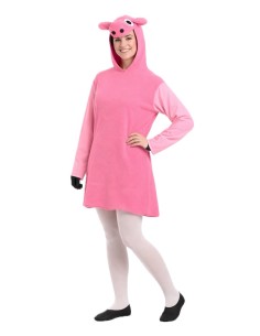 Schweinchen-Kostüm Größe M - von hoher Qualität, ideal für Karneval, Themenpartys und besondere Veranstaltungen.