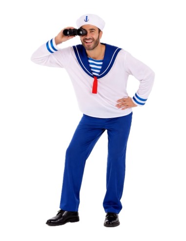 Fato de Marinheiro Tamanho L - de alta qualidade, ideal para o Carnaval, festas temáticas e eventos especiais