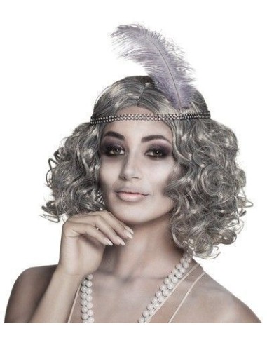 Peruca de Charleston Sienestra - alta qualidade, ideal para carnaval, festas temáticas e eventos especiais