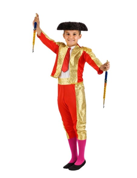 Costume da torero di alta qualità, ideale per il Carnevale, feste a tema ed eventi speciali.