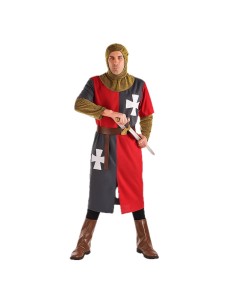 Medieval Gray Costume Size L - high quality, ideal for carnival, themed parties, and special events.
