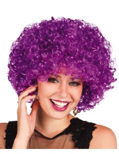 Peruca Candice Violeta - de alta qualidade, ideal para o carnaval, festas temáticas e eventos especiais.