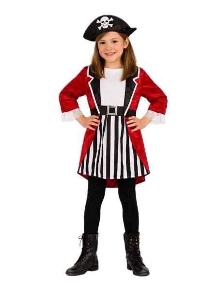 Disfraz Pirata Chica - de alta calidad, ideal para carnaval, fiestas temáticas y eventos especiales