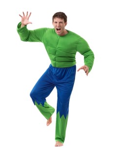 Disfraz Forzudo Verde Talla L - de alta calidad, ideal para carnaval, fiestas temáticas y eventos especiales
