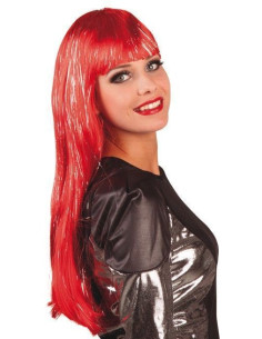 Glamour Red Prata Tinsel - Alta Qualidade, Ideal para Carnaval, Festividades Temáticas e Eventos Especiais