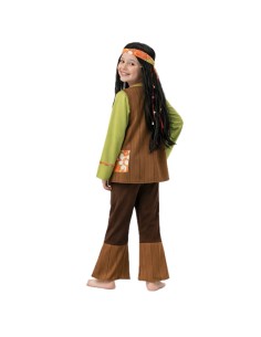 Déguisement Hippie Enfant - de haute qualité, idéal pour le carnaval, les fêtes à thème et les événements spéciaux 2