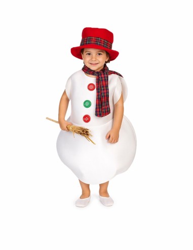 Fantasia de Boneco de Neve 8/10 Anos - de alta qualidade, ideal para carnaval, festas temáticas e eventos especiais