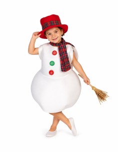 Déguisement Bonhomme de Neige 8/10 Ans - de haute qualité, idéal pour le carnaval, les fêtes à thème et les événements spéciaux 2