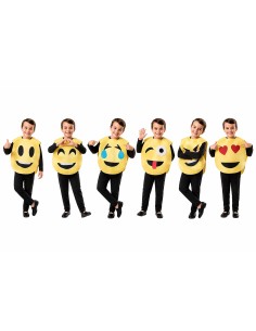 Déguisement Visage Souriant 8/10 Ans - de haute qualité, idéal pour le carnaval, les fêtes à thème et les événements spéciaux