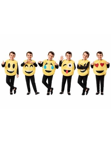 Déguisement Visage Souriant 8/10 Ans - de haute qualité, idéal pour le carnaval, les fêtes à thème et les événements spéciaux