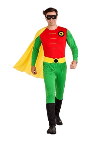 Maschera di Super Robin Taglia L - di alta qualità, ideale per il carnevale, feste a tema ed eventi speciali.