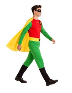 Fantasia do Super Robin tamanho L - de alta qualidade, ideal para carnaval, festas temáticas e eventos especiais. 2