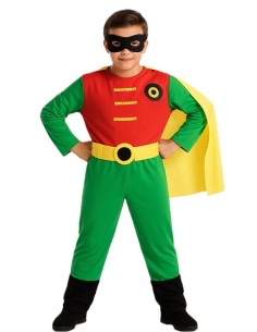 Fantasia de alta qualidade do Super Robin, ideal para o carnaval, festas temáticas e eventos especiais. 2