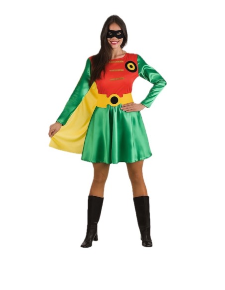 Fantasia Super Robin Tamanho M - de alta qualidade, ideal para carnaval, festas temáticas e eventos especiais.