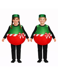 Hochwertiges Weihnachtskugel-Kostüm mit Schleife, ideal für Karneval, Themenpartys und besondere Veranstaltungen.