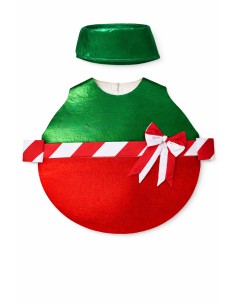 Hochwertiges Weihnachtskugel-Kostüm mit Schleife, ideal für Karneval, Themenpartys und besondere Veranstaltungen. 2