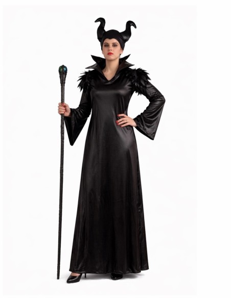 Disfarce da Malvada Morgana de alta qualidade, ideal para carnaval, festas temáticas e eventos especiais.
