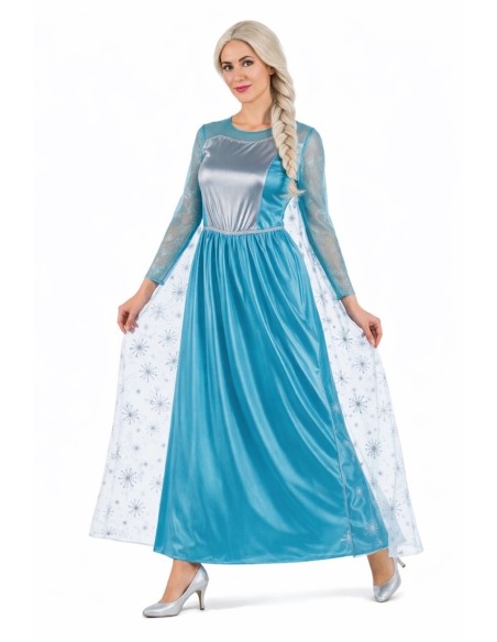 Déguisement Princesse des Glaces Taille M - de haute qualité, idéal pour le carnaval, les fêtes à thème et les événements spécia