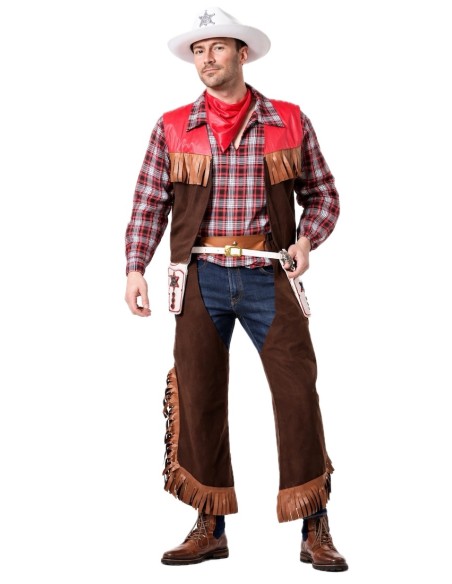 Costume da Cowboy Taglia L - di alta qualità, ideale per carnevale, feste a tema ed eventi speciali