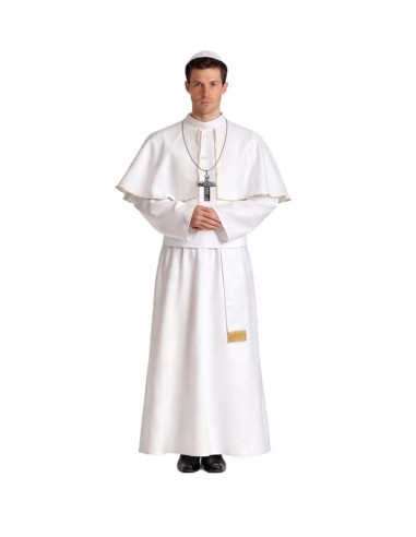 Costume da Papa Taglia L - di alta qualità, ideale per carnevale, feste a tema ed eventi speciali