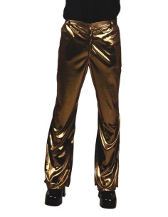 Pantalon oro talla m/l - de alta calidad, ideal para carnaval, fiestas temáticas y eventos especiales