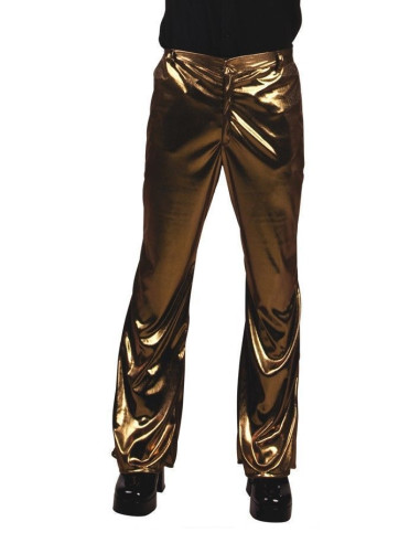 Pantalon oro talla m/l - de alta calidad, ideal para carnaval, fiestas temáticas y eventos especiales