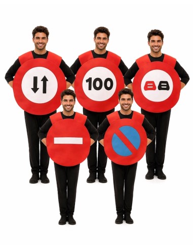 Costume da Segnale Stradale Taglia L - di alta qualità, ideale per carnevale, feste a tema ed eventi speciali