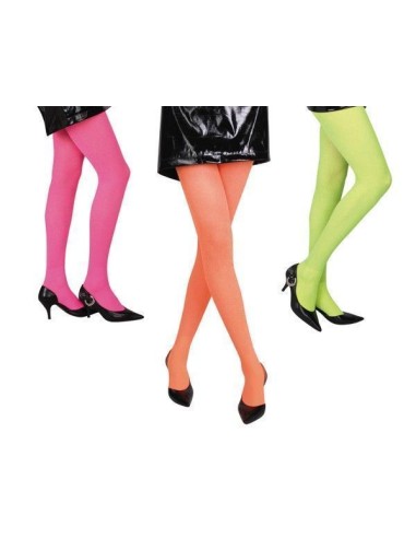 Panty neon 3 colori diversi - di alta qualità, ideale per auto, feste a tema ed eventi speciali