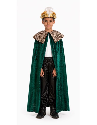 Capa Rei Baltasar, Príncipe ou Pajem 8/10 Anos - de alta qualidade, ideal para carnaval, festas temáticas e eventos especiais