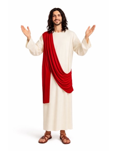 Costume da Gesù Cristo Taglia L - di alta qualità, ideale per carnevale, feste a tema ed eventi speciali
