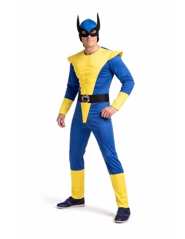 Costume da Lupo Giallo Taglia L - di alta qualità, ideale per carnevale, feste a tema ed eventi speciali