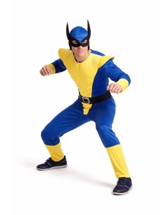 Costume da Lupo Giallo Taglia L - di alta qualità, ideale per carnevale, feste a tema ed eventi speciali 2