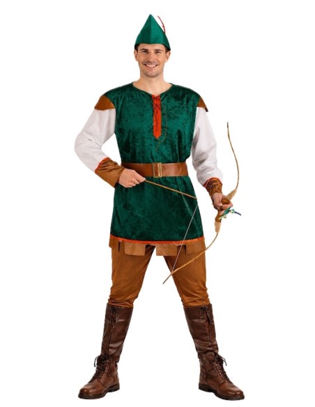 Disfarce de Arqueiro Robin Tamanho L - de alta qualidade, ideal para carnaval, festas temáticas e eventos especiais