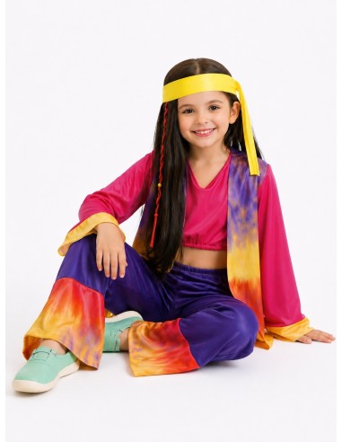 Disfraz Hippy Niña
