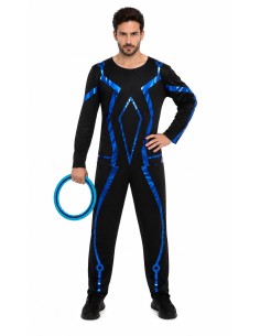 Men's Tron Costume Size L New - high quality, ideal for carnival, themed parties, and special events 2