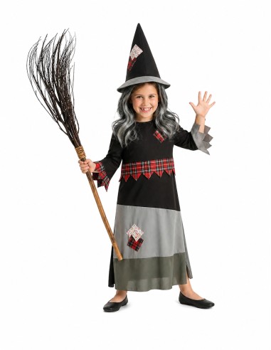 Disfraz Bruja Remiendos - de alta calidad, ideal para carnaval, fiestas temáticas y eventos especiales