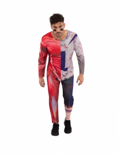 Déguisement de joueur zombie de haute qualité, idéal pour le carnaval, les fêtes à thème et les événements spéciaux
