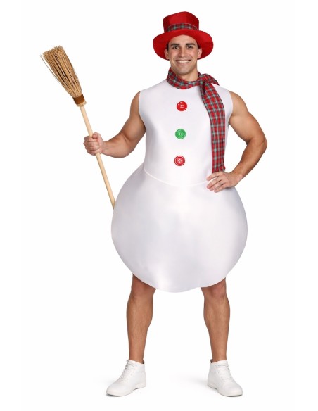 Costume da Pupazzo di Neve Taglia L - di alta qualità, ideale per carnevale, feste a tema ed eventi speciali