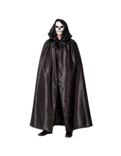 Capa Negra Talla L - de alta calidad, ideal para carnaval, fiestas temáticas y eventos especiales