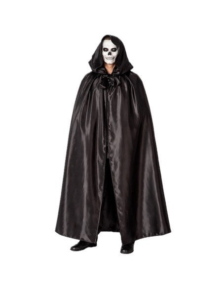 Capa Negra Talla L - de alta calidad, ideal para carnaval, fiestas temáticas y eventos especiales
