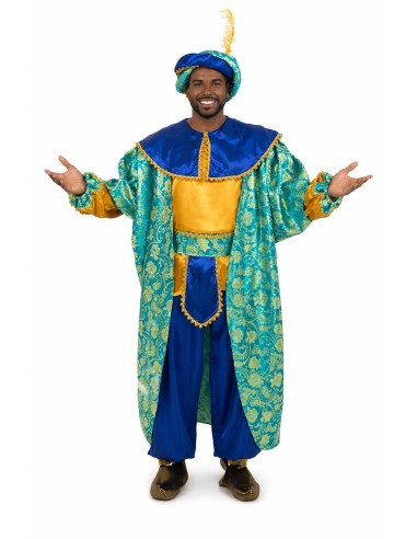 Disfraz Rey Baltasar Talla L Nuevo - de alta calidad, ideal para carnaval, fiestas