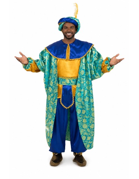 Costume da Re Baldassarre Taglia L Nuovo - di alta qualità, ideale per carnevale, feste