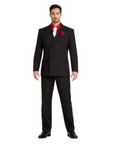 Al Capone Costume Ng Size L - high quality, ideal for carnival, themed parties, and special events