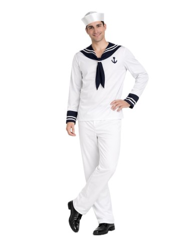 Fantasia de Marinheiro Tamanho L - de alta qualidade, ideal para carnaval, festas temáticas e eventos especiais