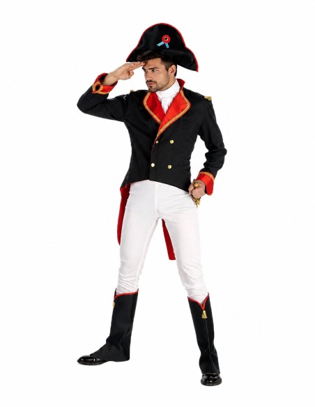 Fantasia de Napoleão Tamanho L - de alta qualidade, ideal para carnaval, festas temáticas e eventos especiais
