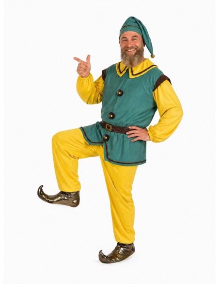 Déguisement de nain taille L - de haute qualité, idéal pour le carnaval, les fêtes à thème et les événements spéciaux