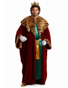 Déguisement Roi Gaspard Taille L - de haute qualité, idéal pour le carnaval, les fêtes à thème et les événements spéciaux 2